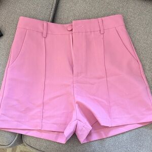 SHEIN High Waist Pink Women's Shorts